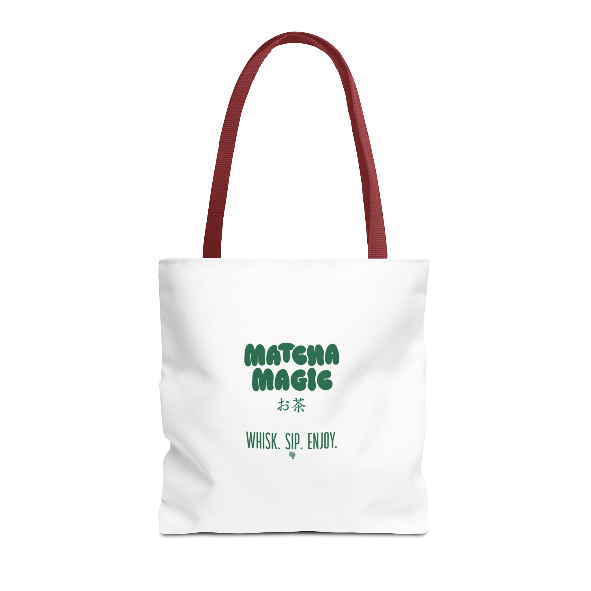 "Matcha Magic" Printed Reusable Grocery & Everyday Carry Tote