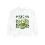 'Matcha' Graphic Cozy Tea Lover Crewneck