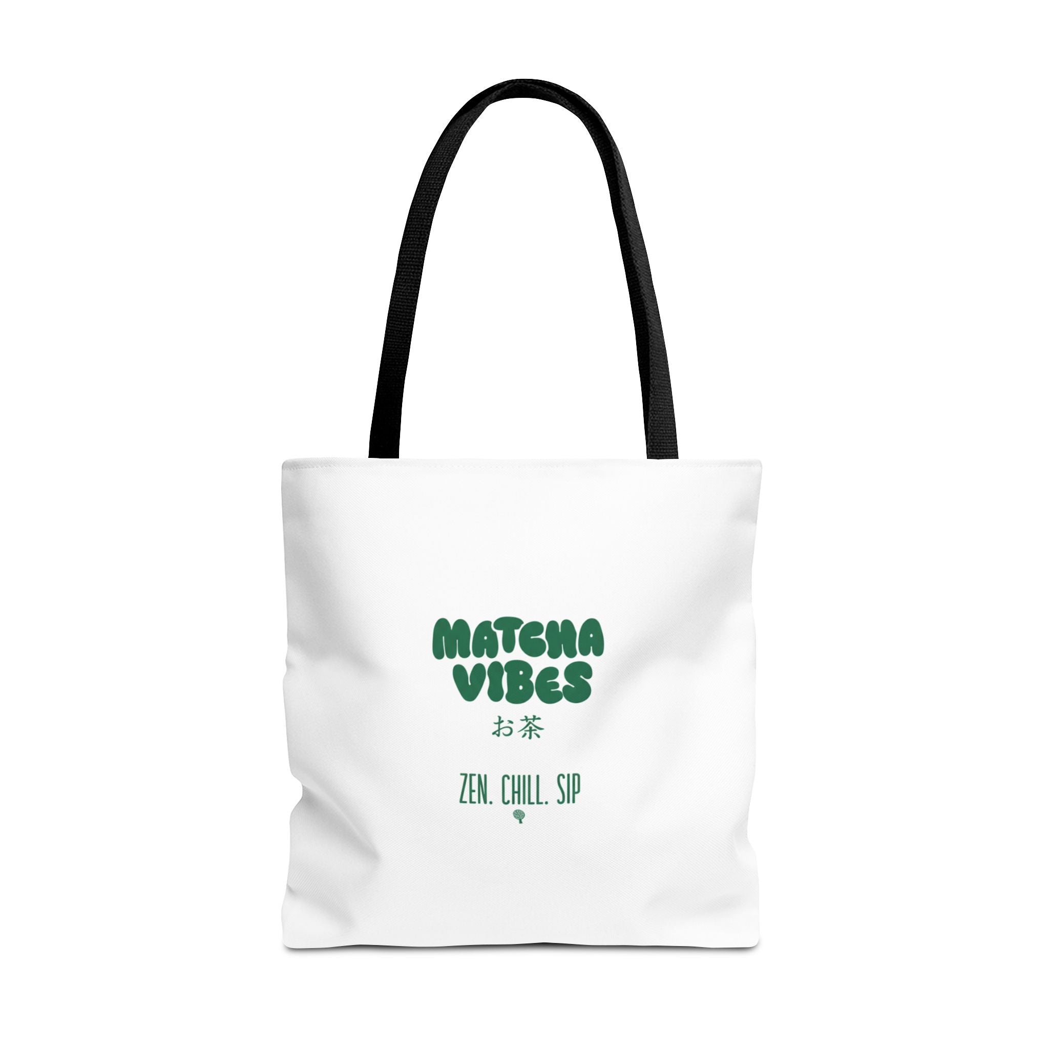 Zen Chill Sip Japanese Tea Canvas Tote