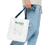 Eco Coffee Tea Shopper with 'Matcha: Fuel & Focus' Graphic