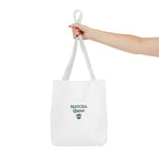 'Matcha Queen' Green Tea Lover Canvas Tote