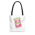 'Matcha Daily Ritual' Illustrated Tea Canvas Tote