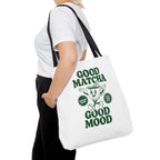 "Good Matcha Good Mood" Reusable Grocery & Coffee Lover Tote