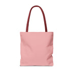 "Matcha Everything" Pink All-Over-Print Shoulder Tote