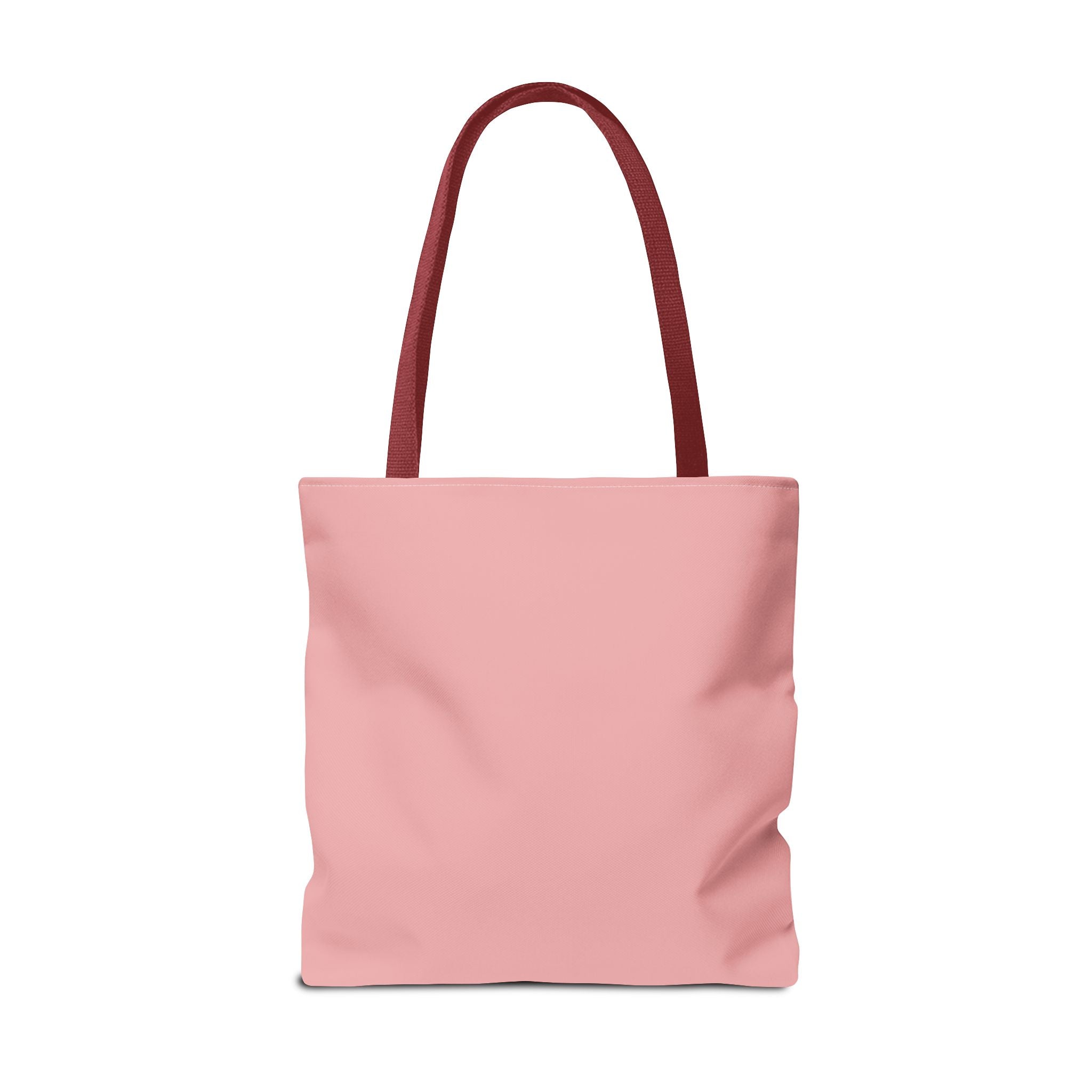 "Matcha Everything" Pink All-Over-Print Shoulder Tote