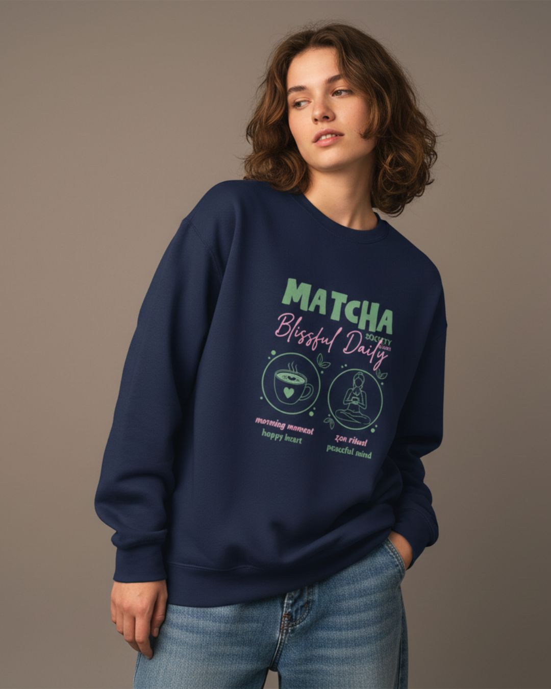 Matcha Blessed Day Sweatshirt