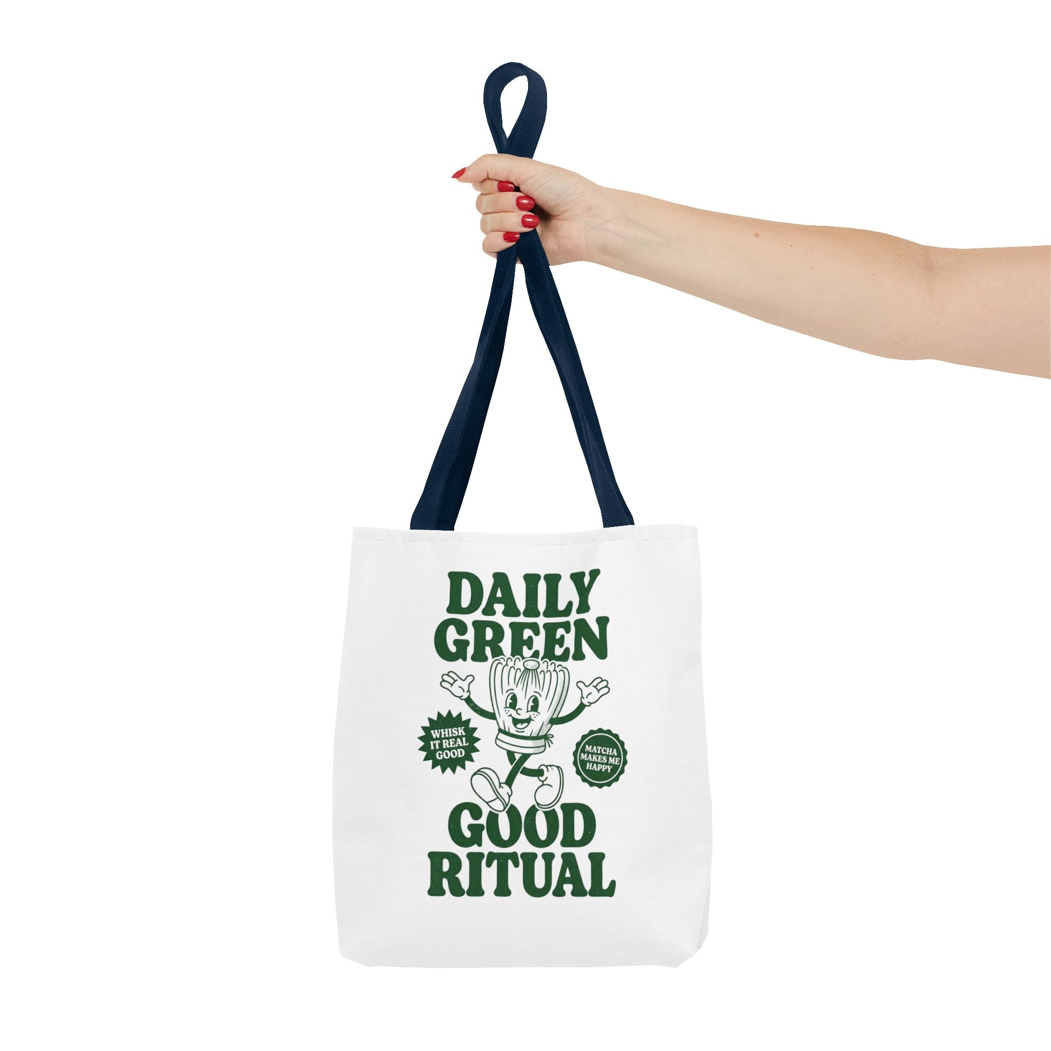 "Daily Green Good Ritual" Eco-Friendly Grocery Tote