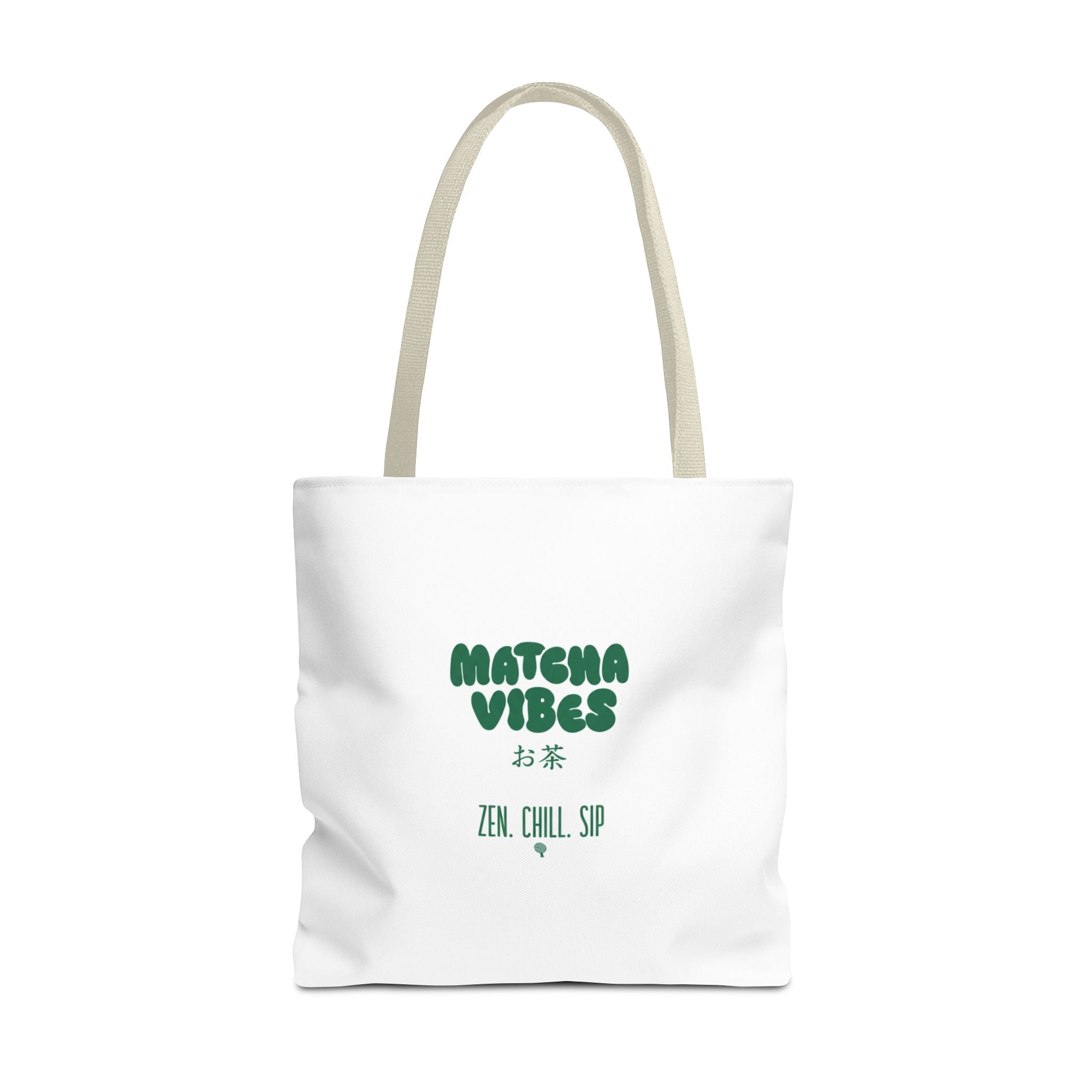 Zen Chill Sip Japanese Tea Canvas Tote