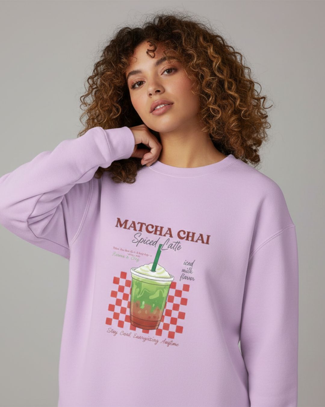 Vintage Bubble Tea Graphic Crewneck