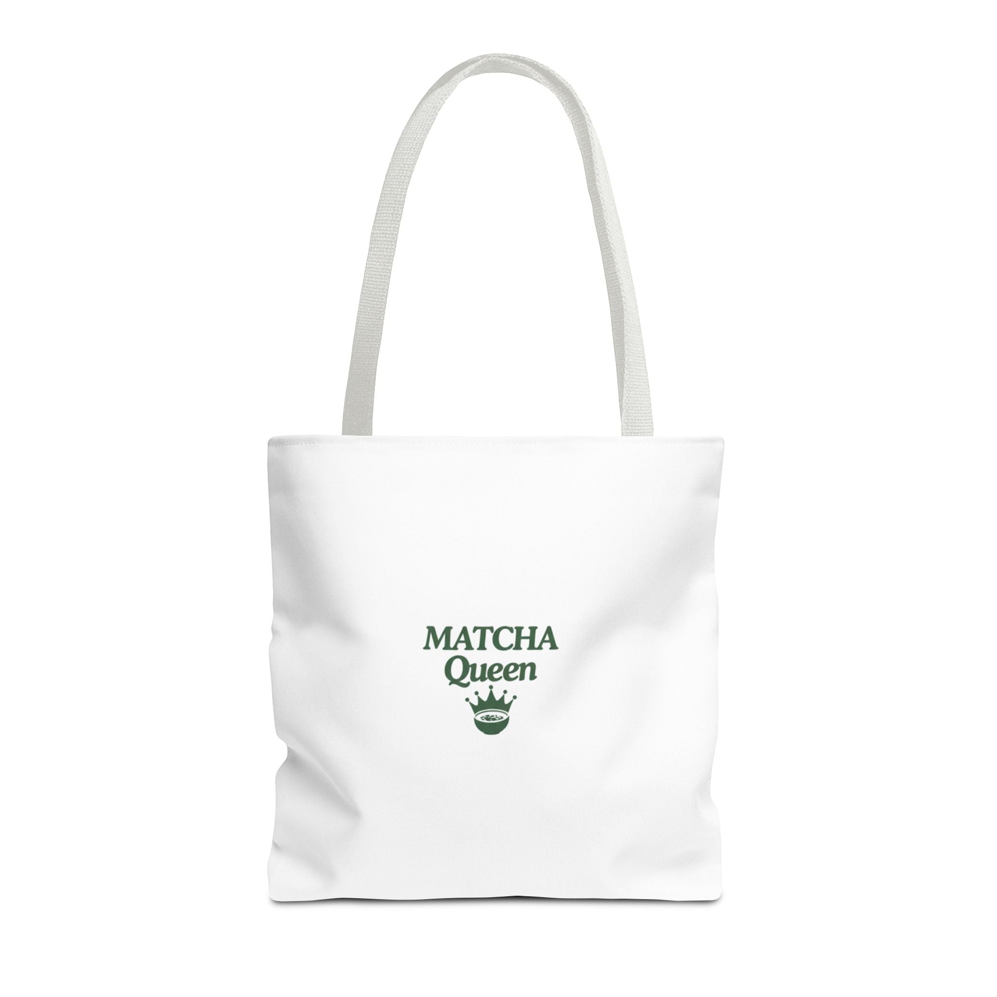'Matcha Queen' Green Tea Lover Canvas Tote