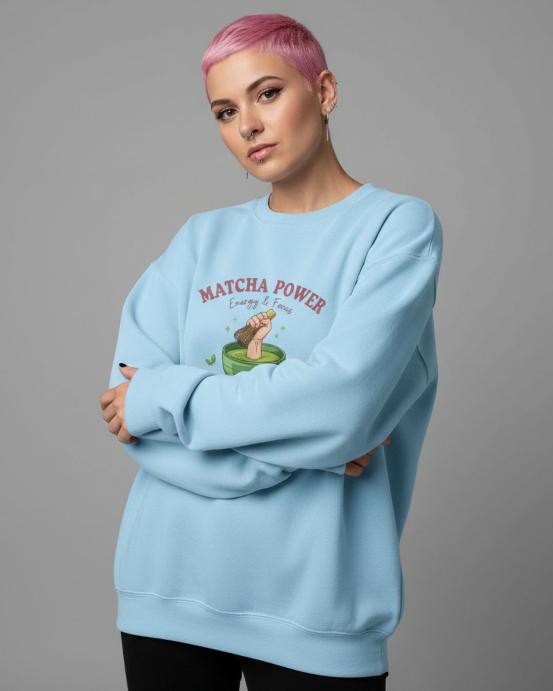 Funny Matcha Tea Crewneck