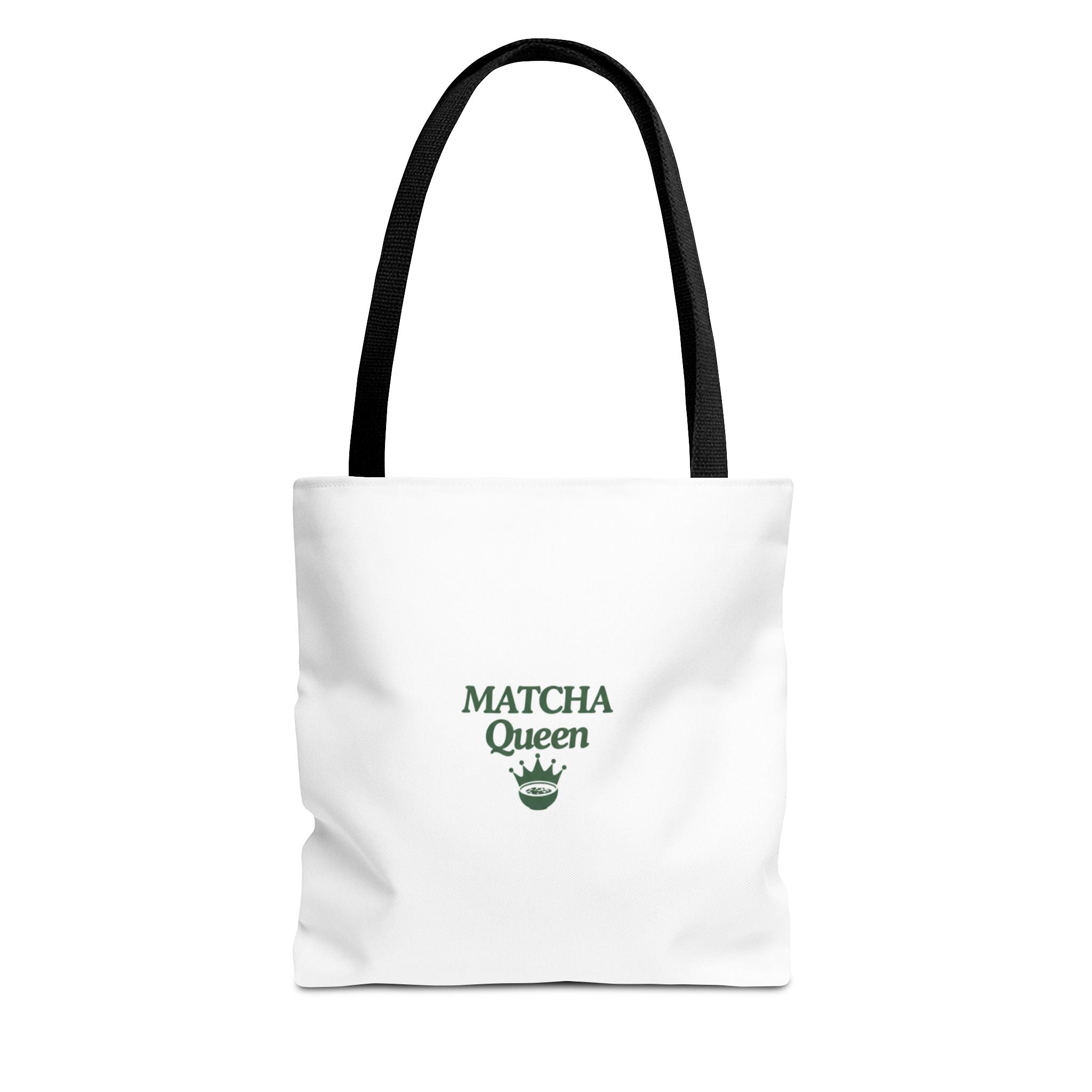 'Matcha Queen' Green Tea Lover Canvas Tote