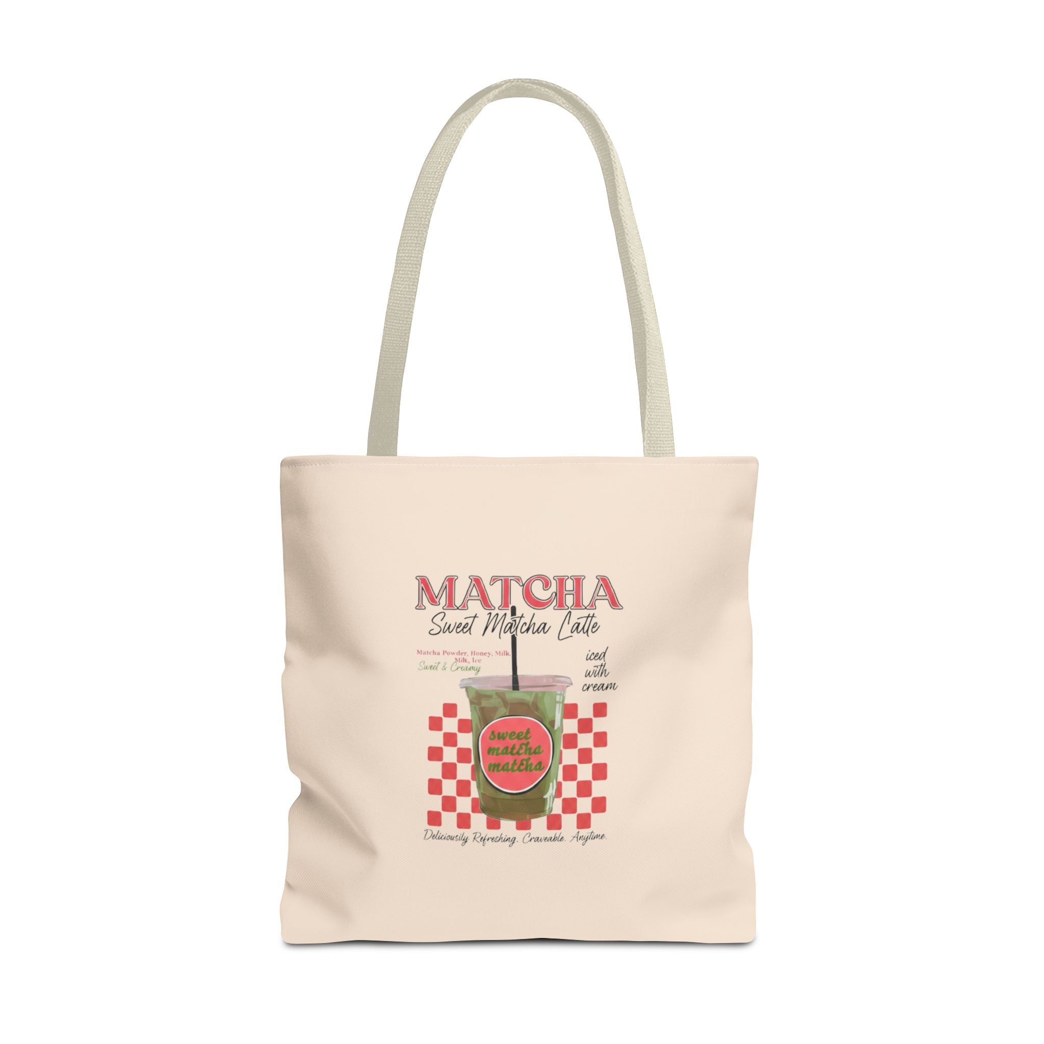 Retro 'Matcha Sweet Matcha Life' Reusable Grocery & Coffee Bag
