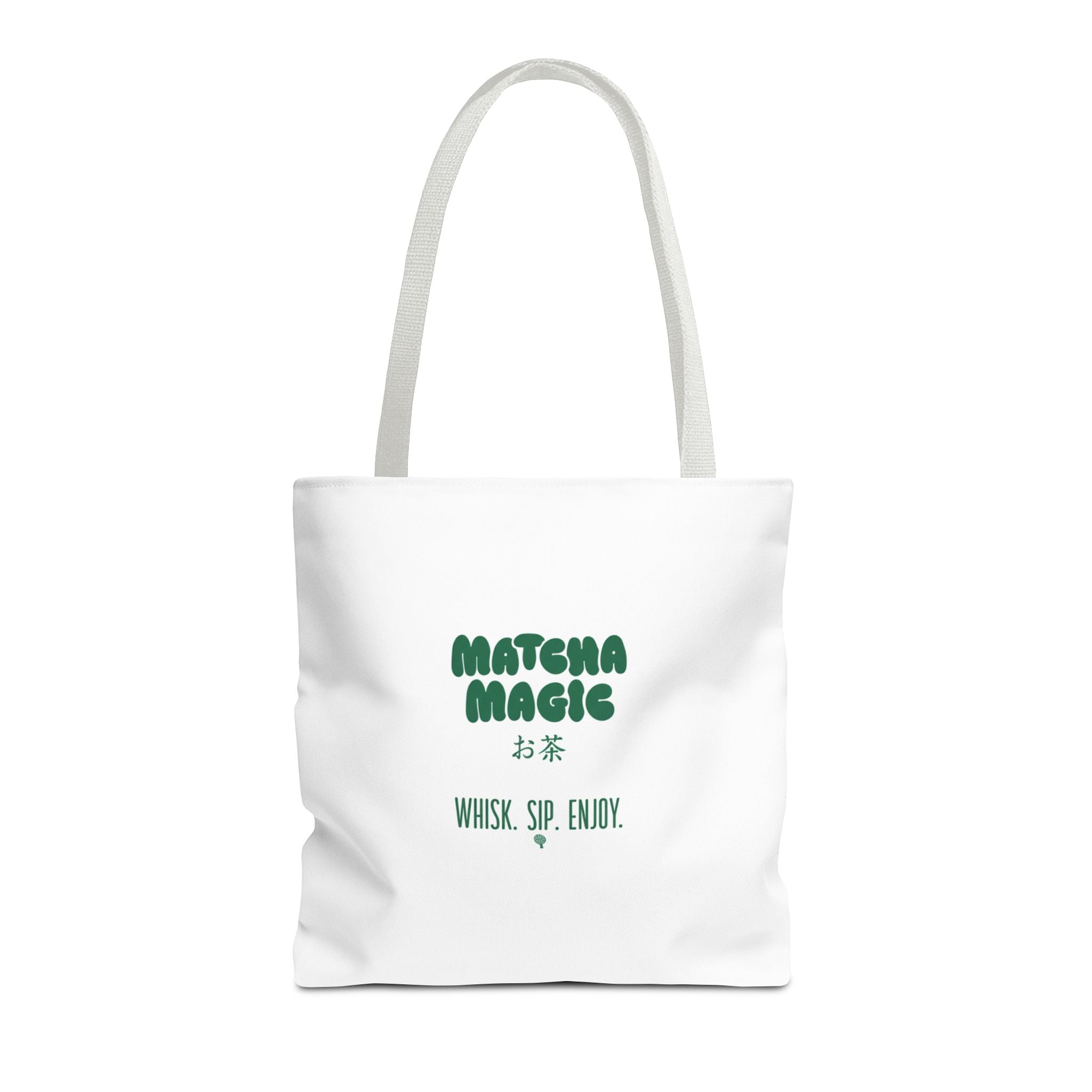 "Matcha Magic" Printed Reusable Grocery & Everyday Carry Tote