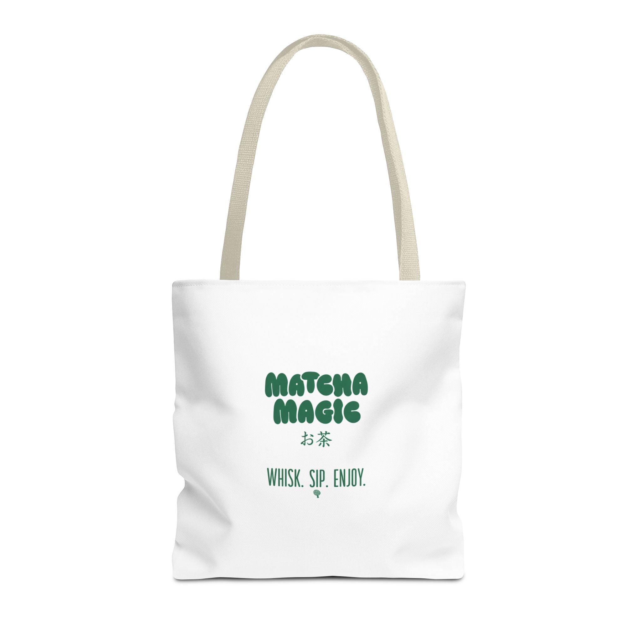 "Matcha Magic" Printed Reusable Grocery & Everyday Carry Tote