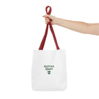 'Matcha Queen' Green Tea Lover Canvas Tote