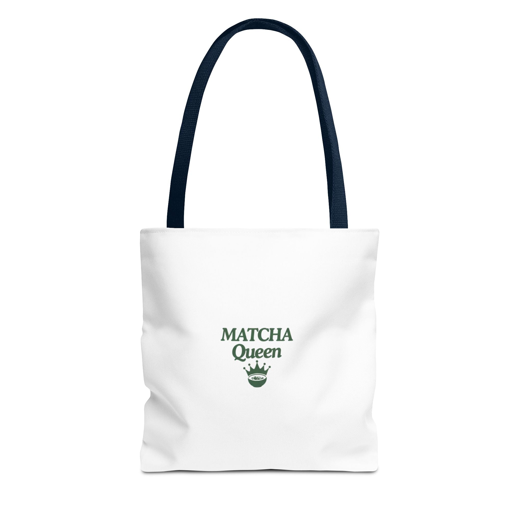 'Matcha Queen' Green Tea Lover Canvas Tote