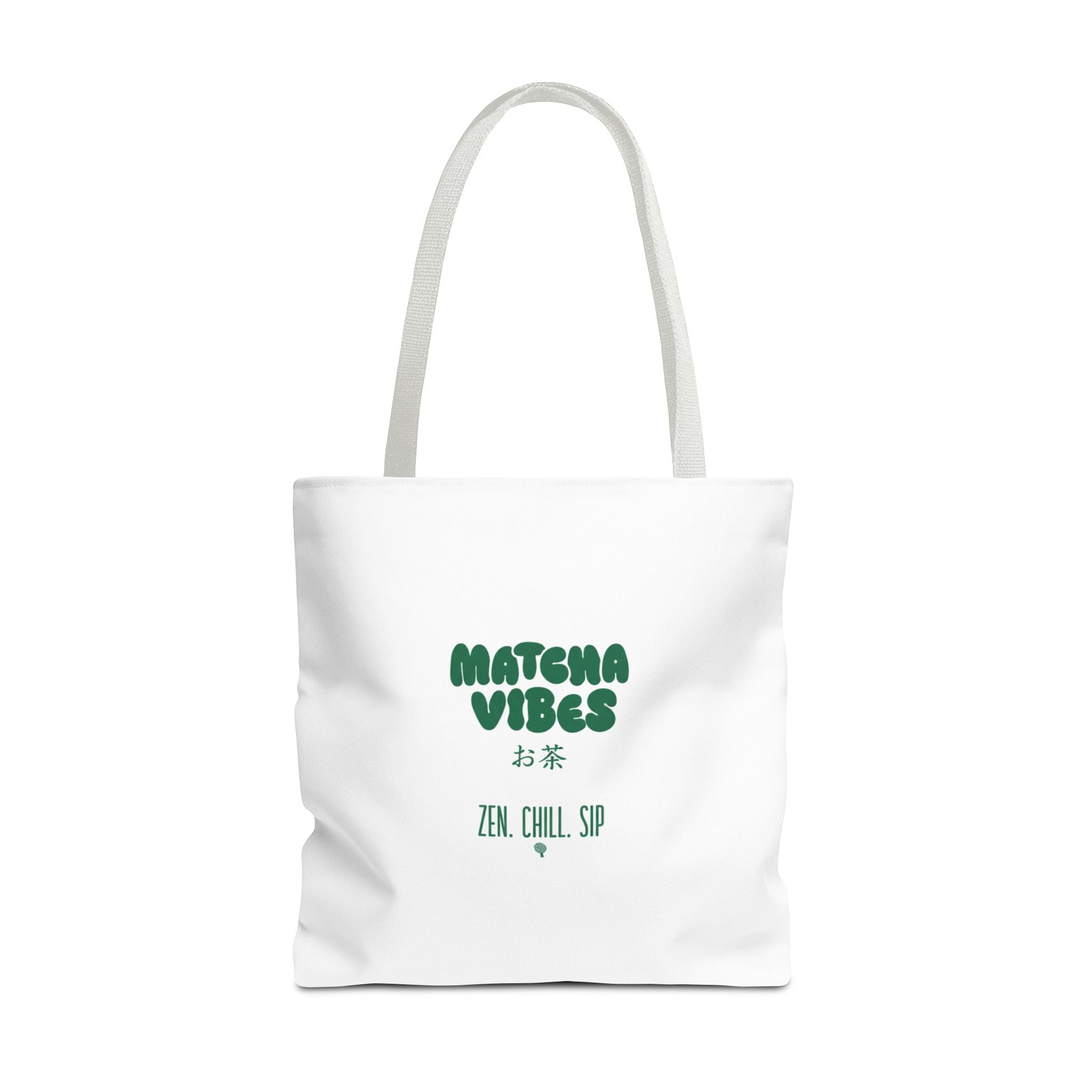 Zen Chill Sip Japanese Tea Canvas Tote