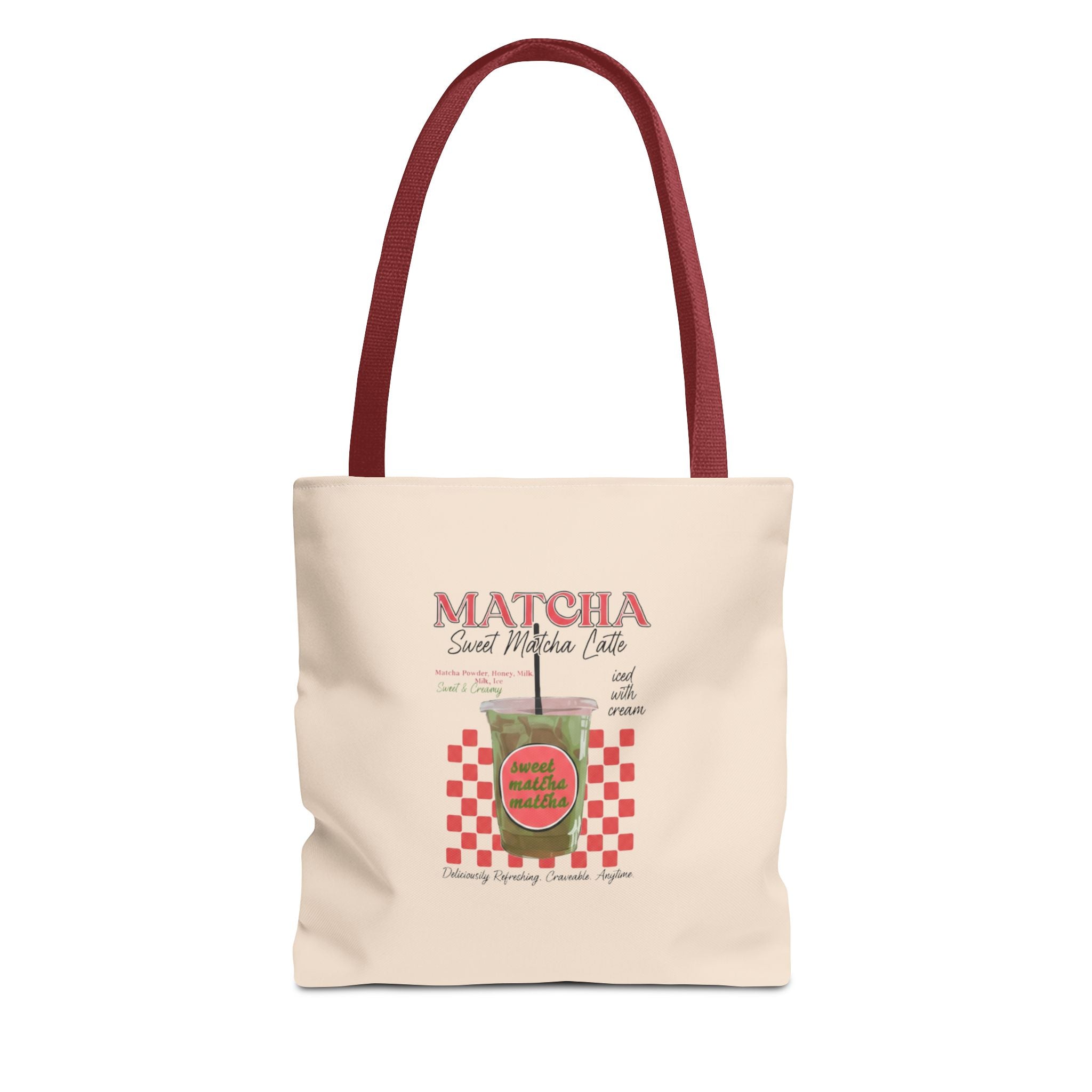 Retro 'Matcha Sweet Matcha Life' Reusable Grocery & Coffee Bag