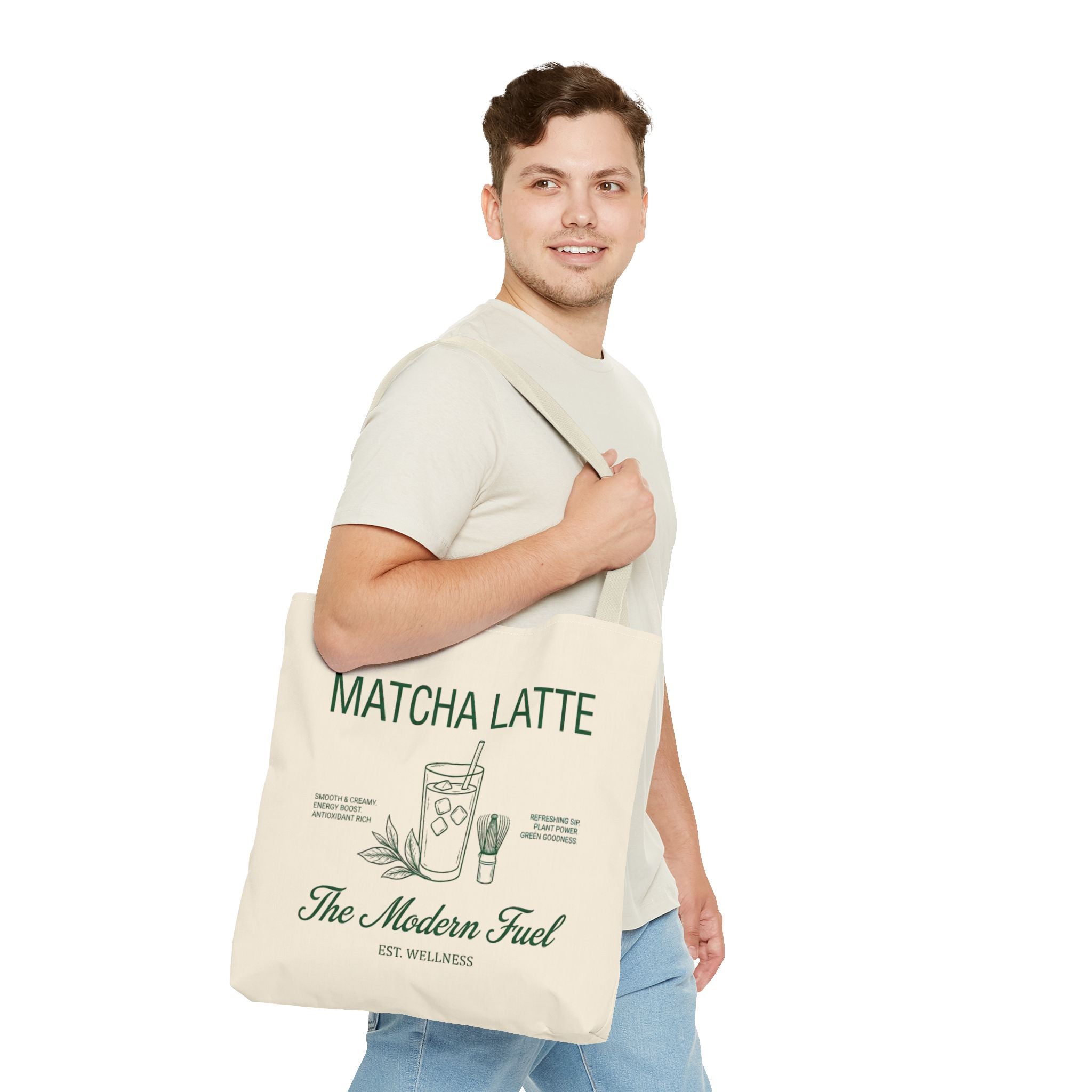 Matcha Latte Tote Bag