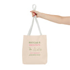 Zen Moment, Peaceful Mind Canvas Tote