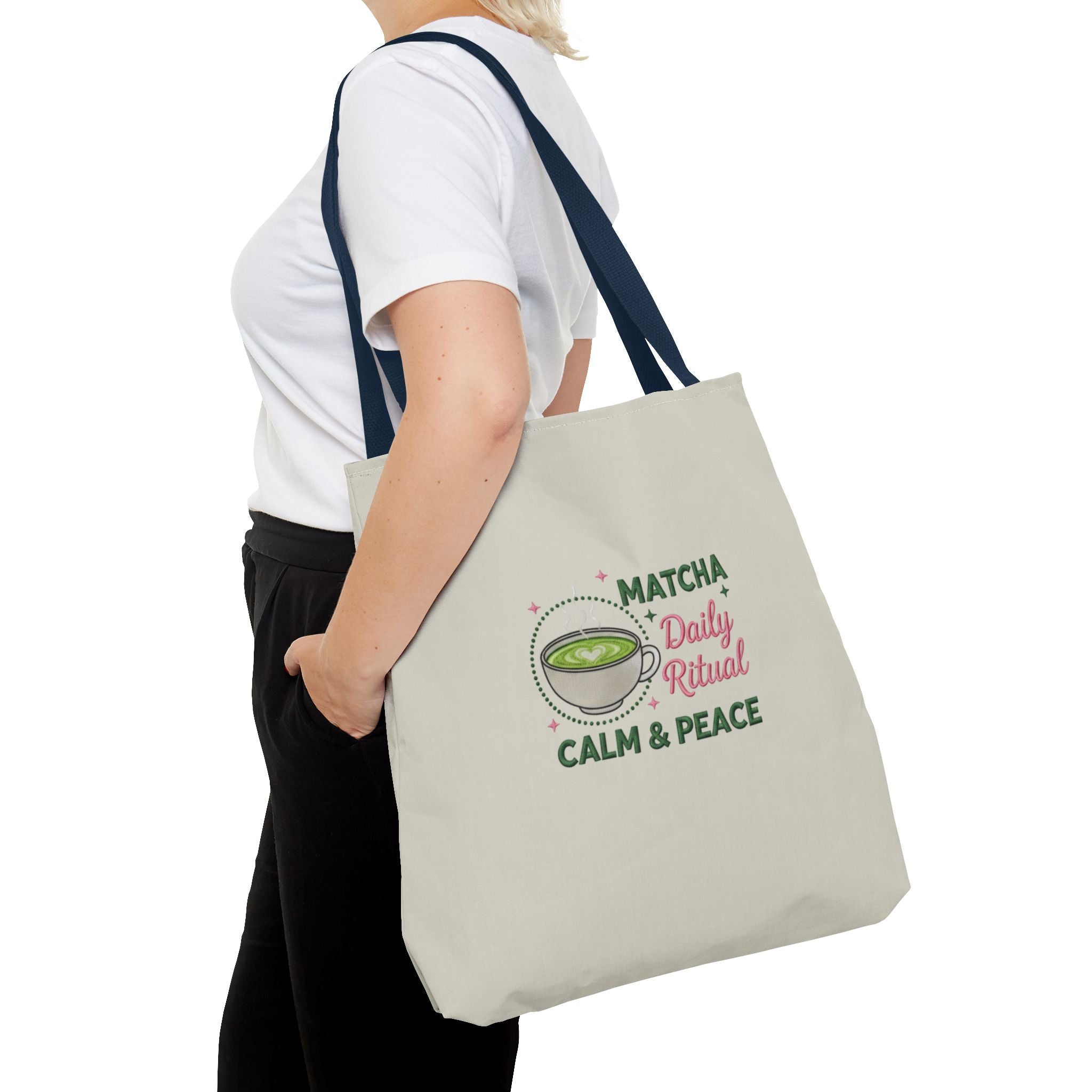 "Matcha Daily Ritual: Calm & Peace" Reusable Grocery & Tea Lover Gift