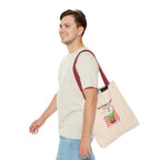 Retro Checker Iced Drink Graphic Tote