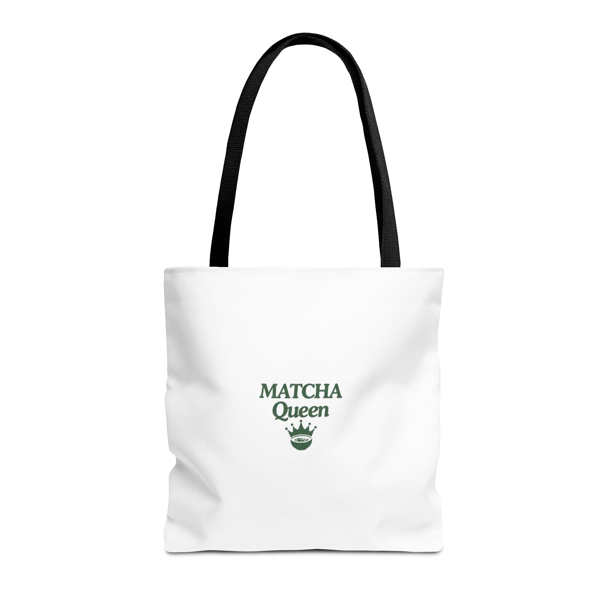 'Matcha Queen' Green Tea Lover Canvas Tote