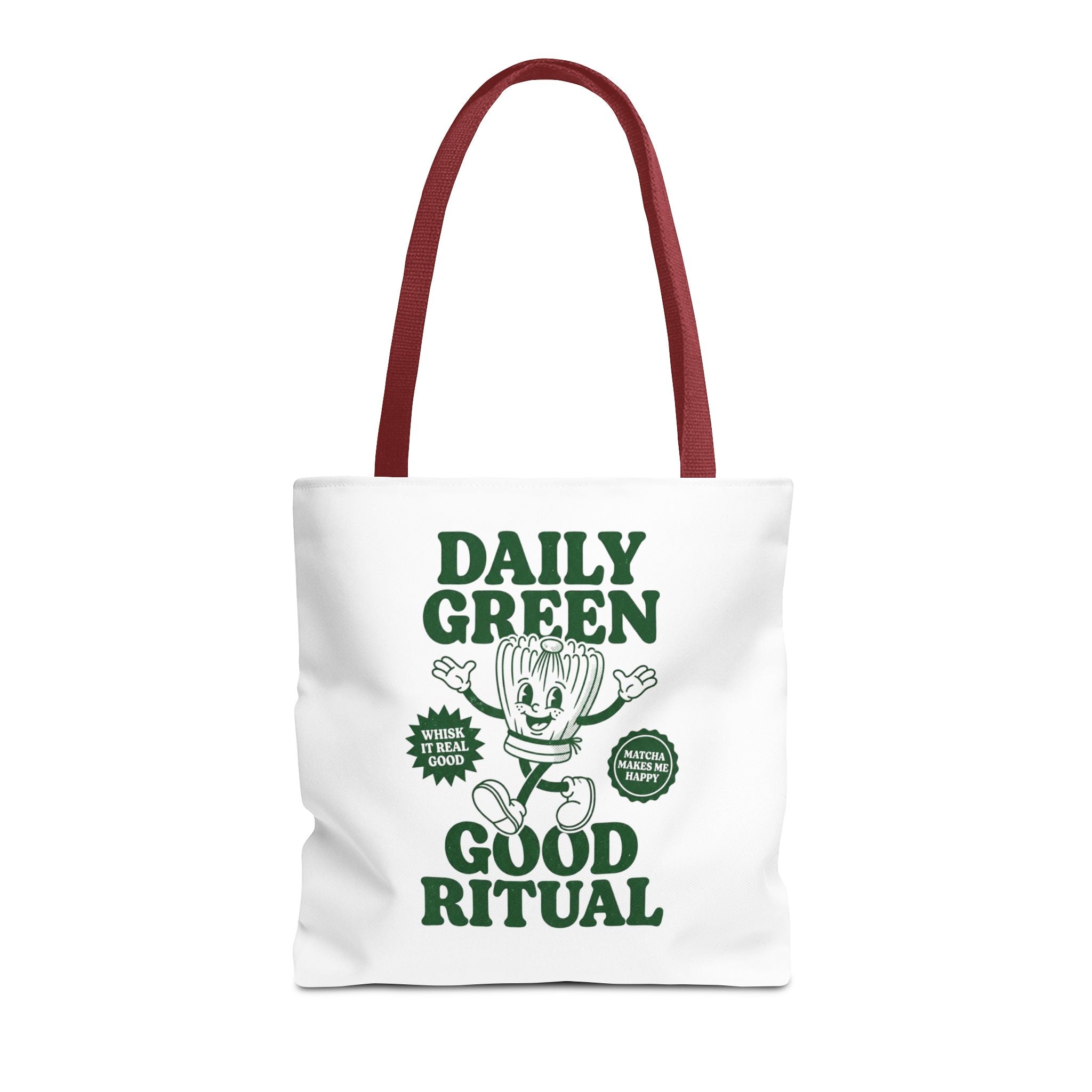 "Daily Green Good Ritual" Eco-Friendly Grocery Tote