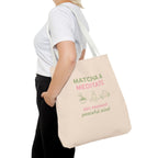 Zen Moment, Peaceful Mind Canvas Tote