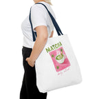 'Matcha Daily Ritual' Illustrated Tea Canvas Tote
