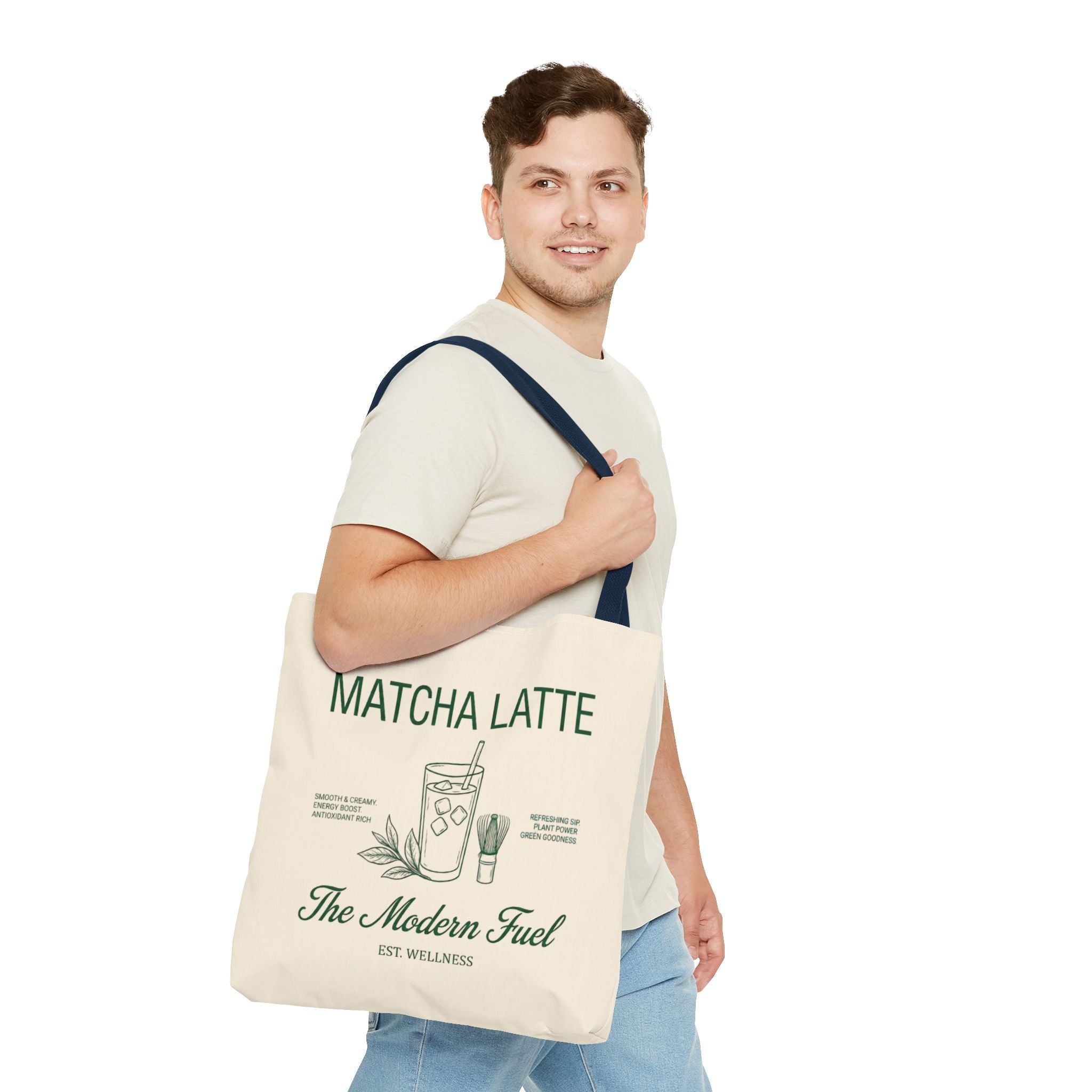 Matcha Latte Tote Bag