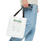 Eco Coffee Tea Shopper with 'Matcha: Fuel & Focus' Graphic