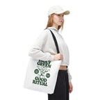 "Daily Green Good Ritual" Eco-Friendly Grocery Tote