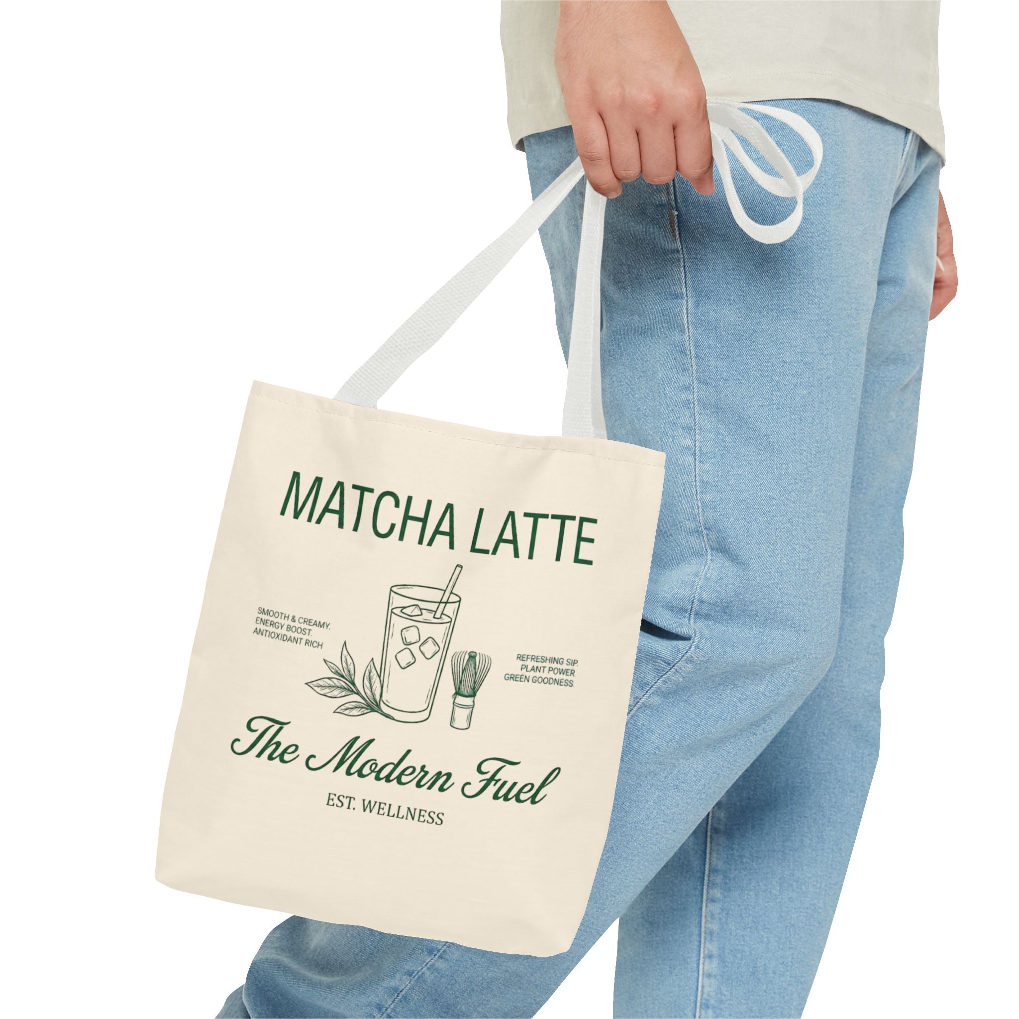 Matcha Latte Tote Bag