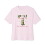 Matcha Bliss Tee — Pink Iced Matcha Graphic T-Shirt