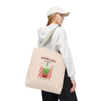 Retro Checker Iced Drink Graphic Tote