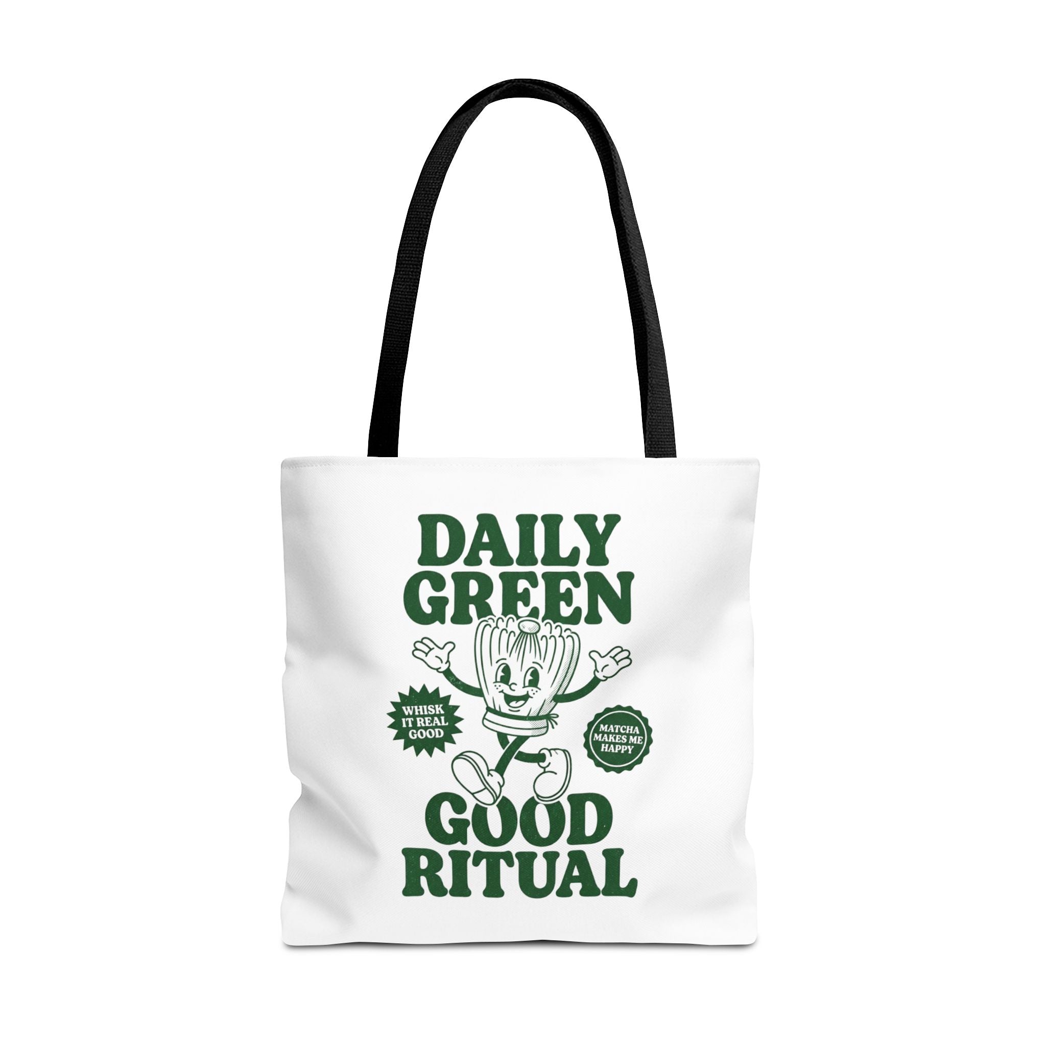 "Daily Green Good Ritual" Eco-Friendly Grocery Tote