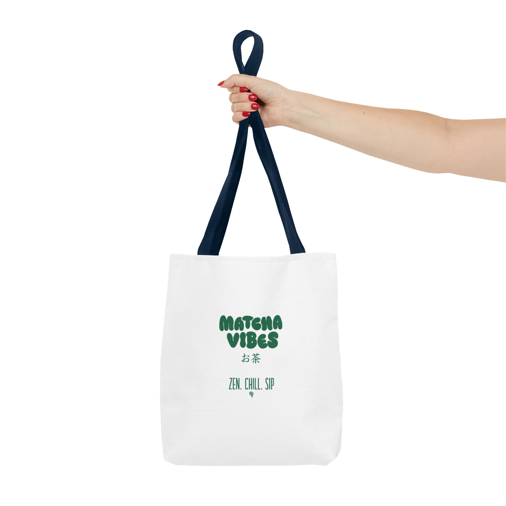 Zen Chill Sip Japanese Tea Canvas Tote