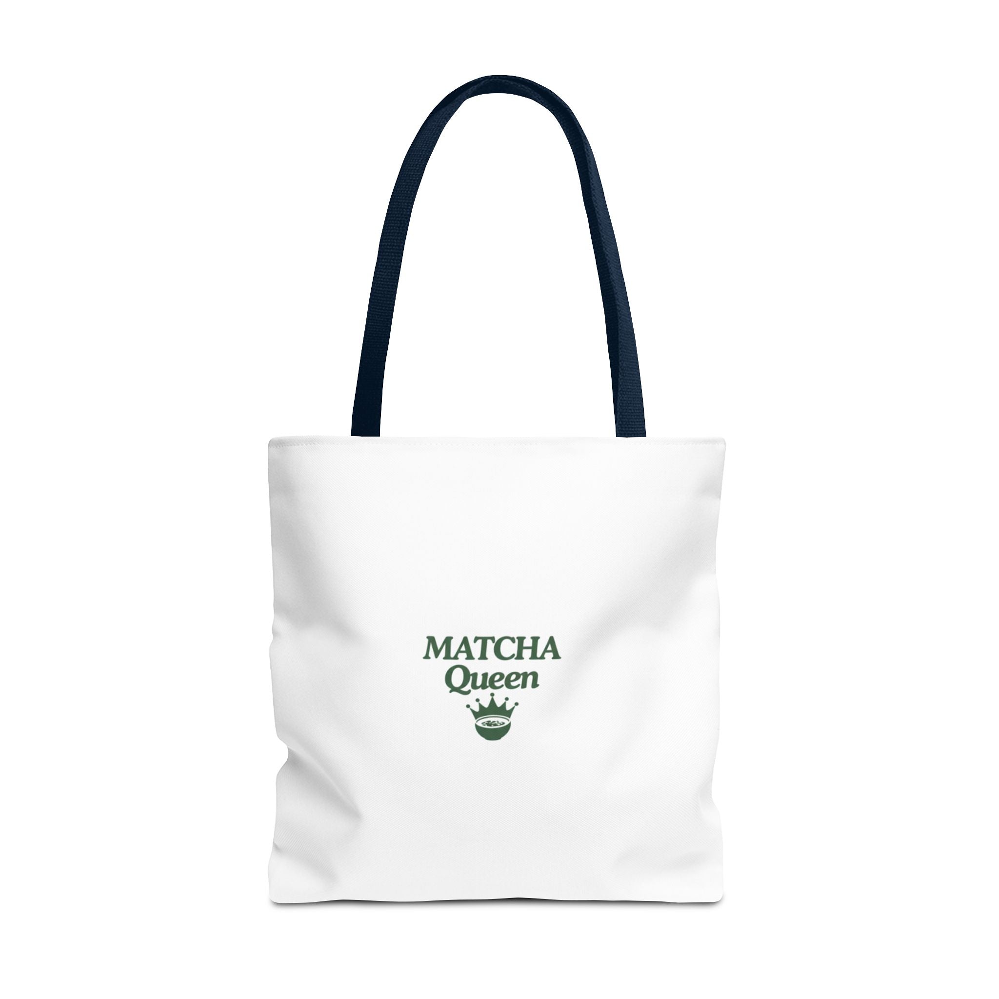 'Matcha Queen' Green Tea Lover Canvas Tote
