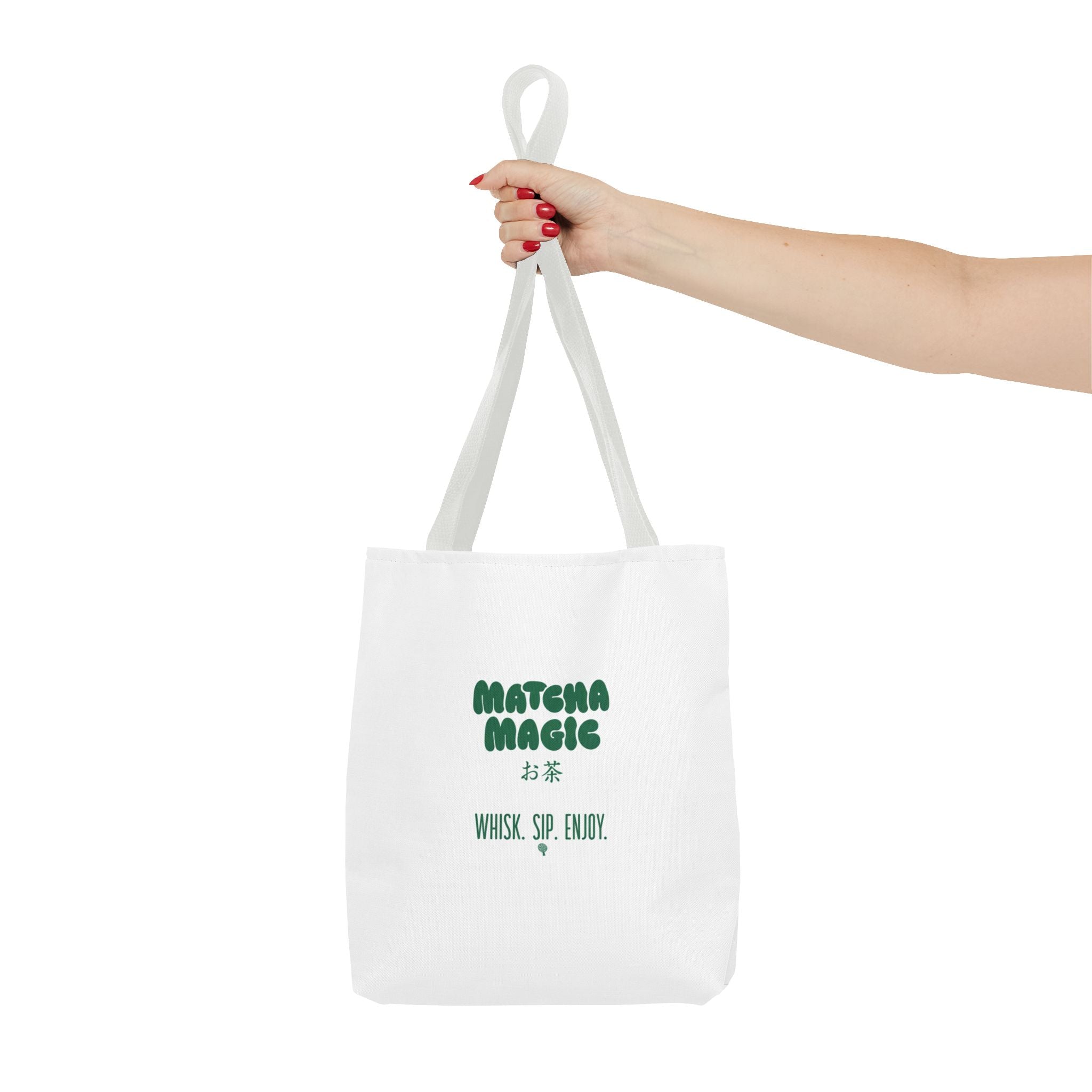 "Matcha Magic" Printed Reusable Grocery & Everyday Carry Tote