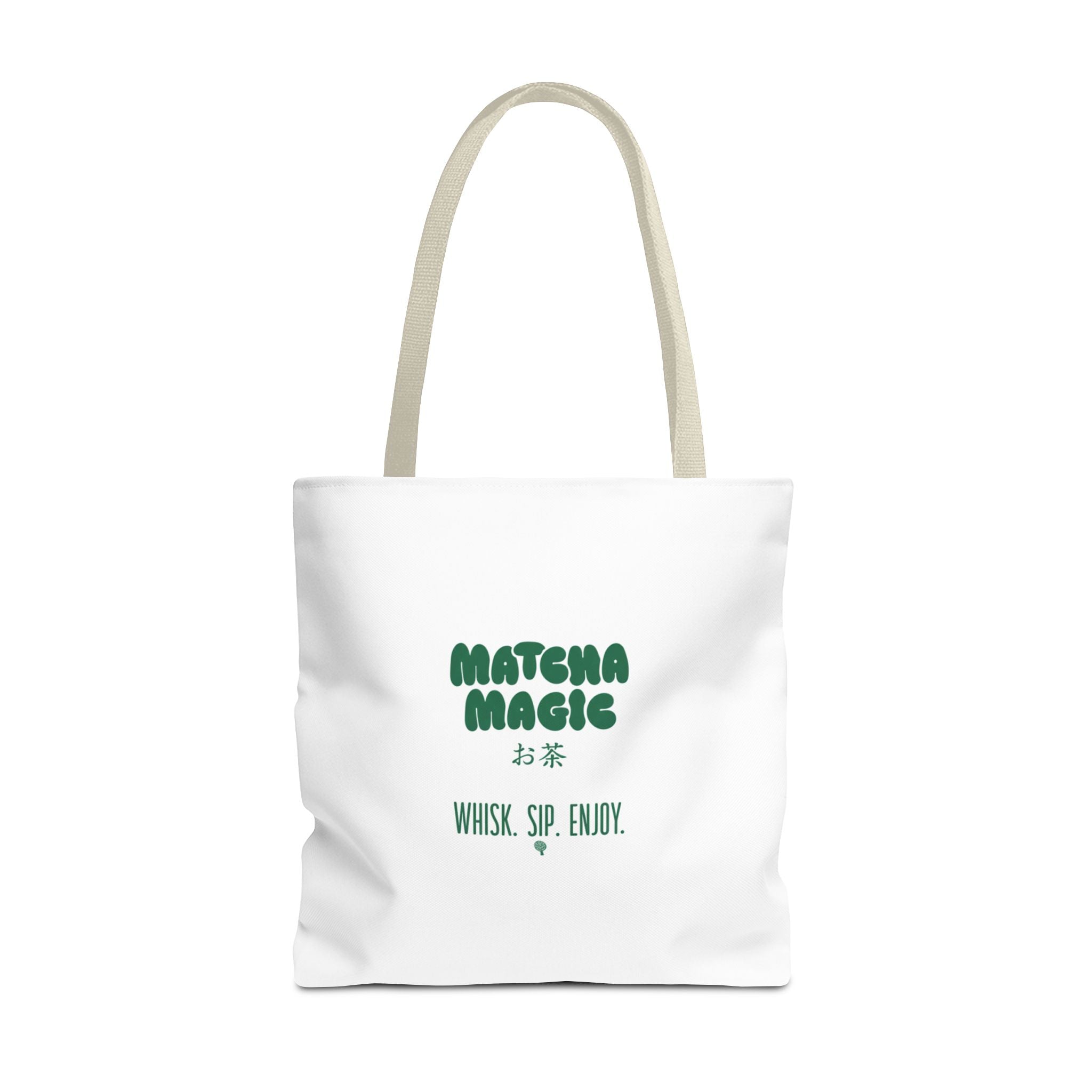 "Matcha Magic" Printed Reusable Grocery & Everyday Carry Tote