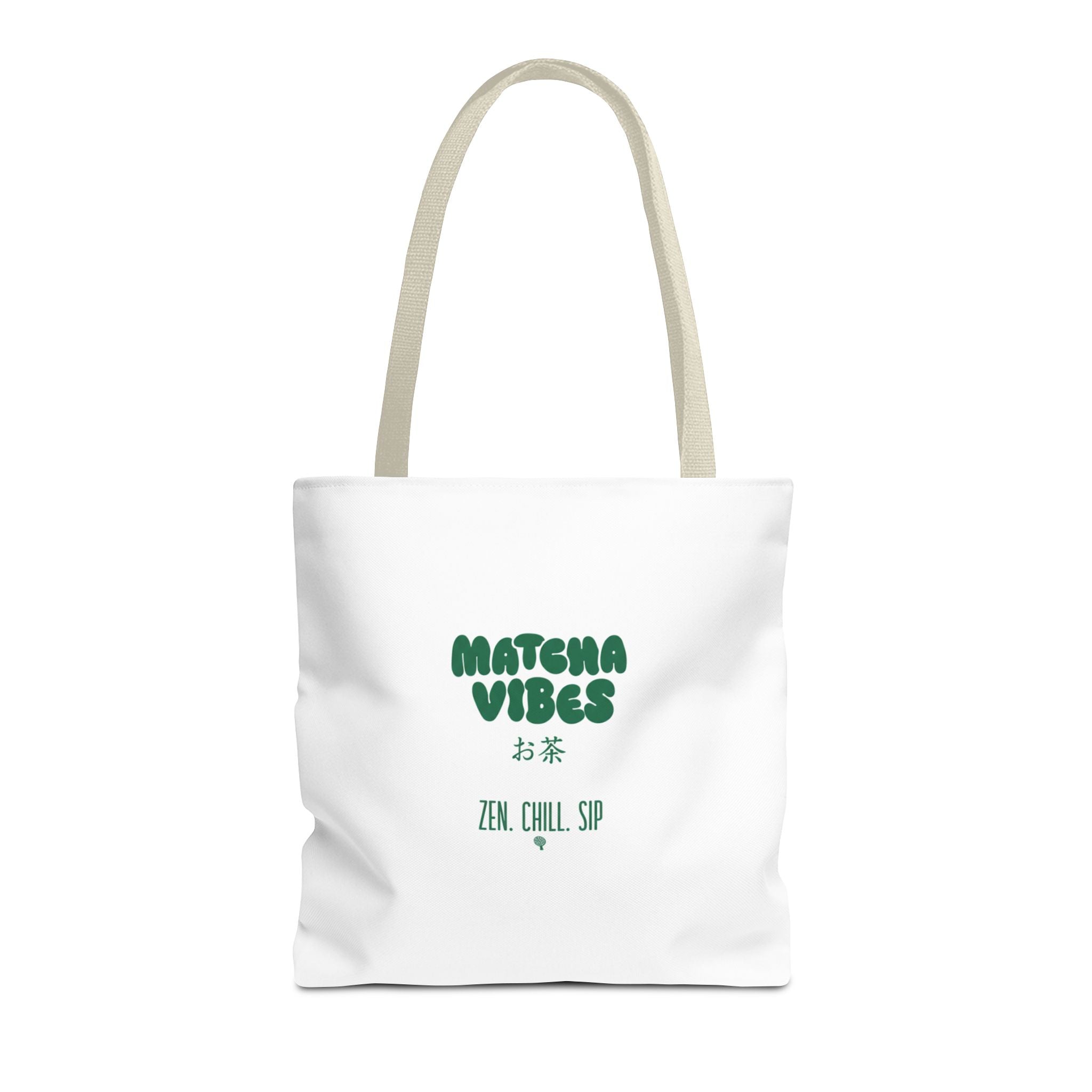 Zen Chill Sip Japanese Tea Canvas Tote