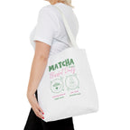 Cute Green Tea Illustration, 'Matcha Blissful Days' Eco Shopper