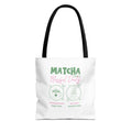 Cute Green Tea Illustration, 'Matcha Blissful Days' Eco Shopper