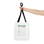 Eco Coffee Tea Shopper with 'Matcha: Fuel & Focus' Graphic