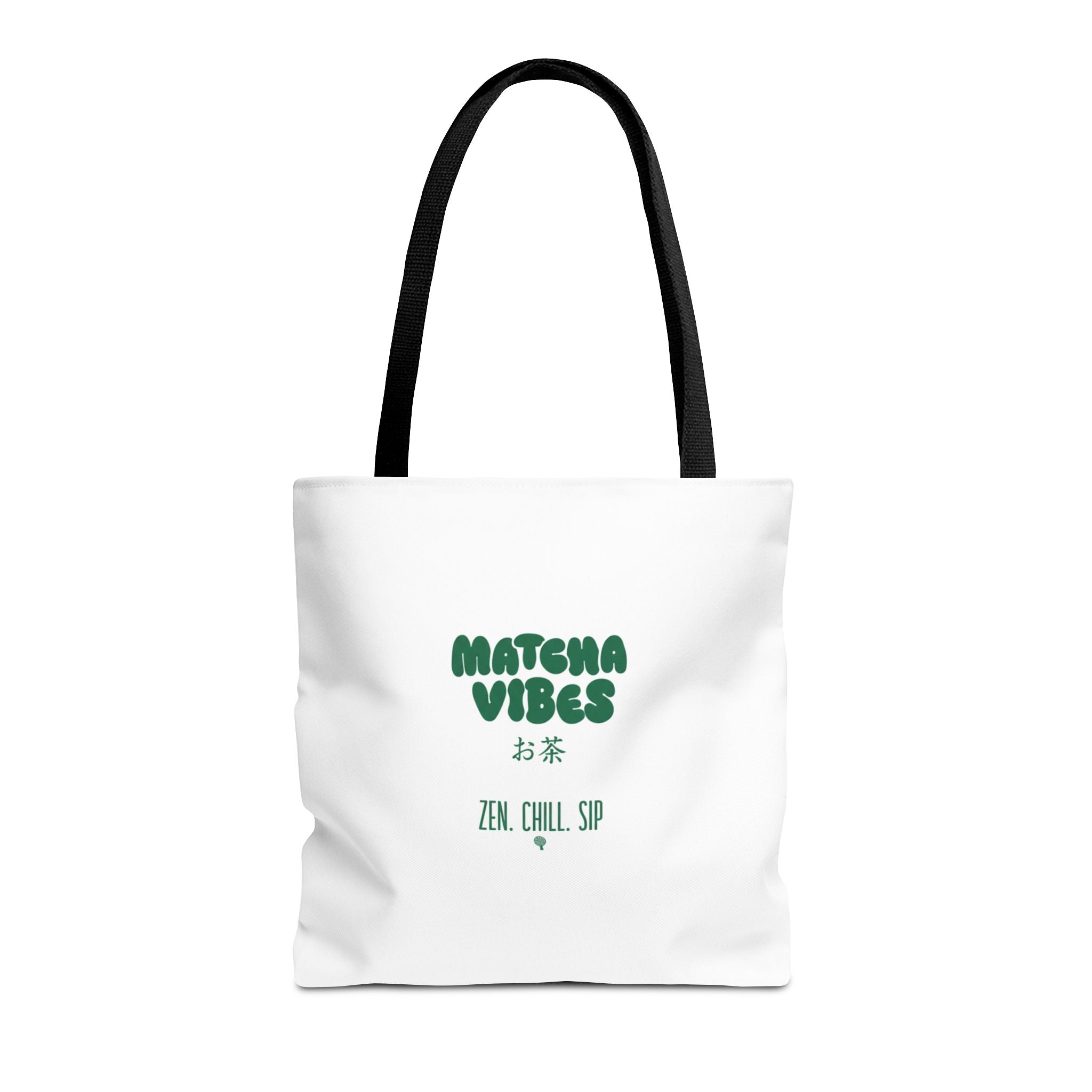 Zen Chill Sip Japanese Tea Canvas Tote