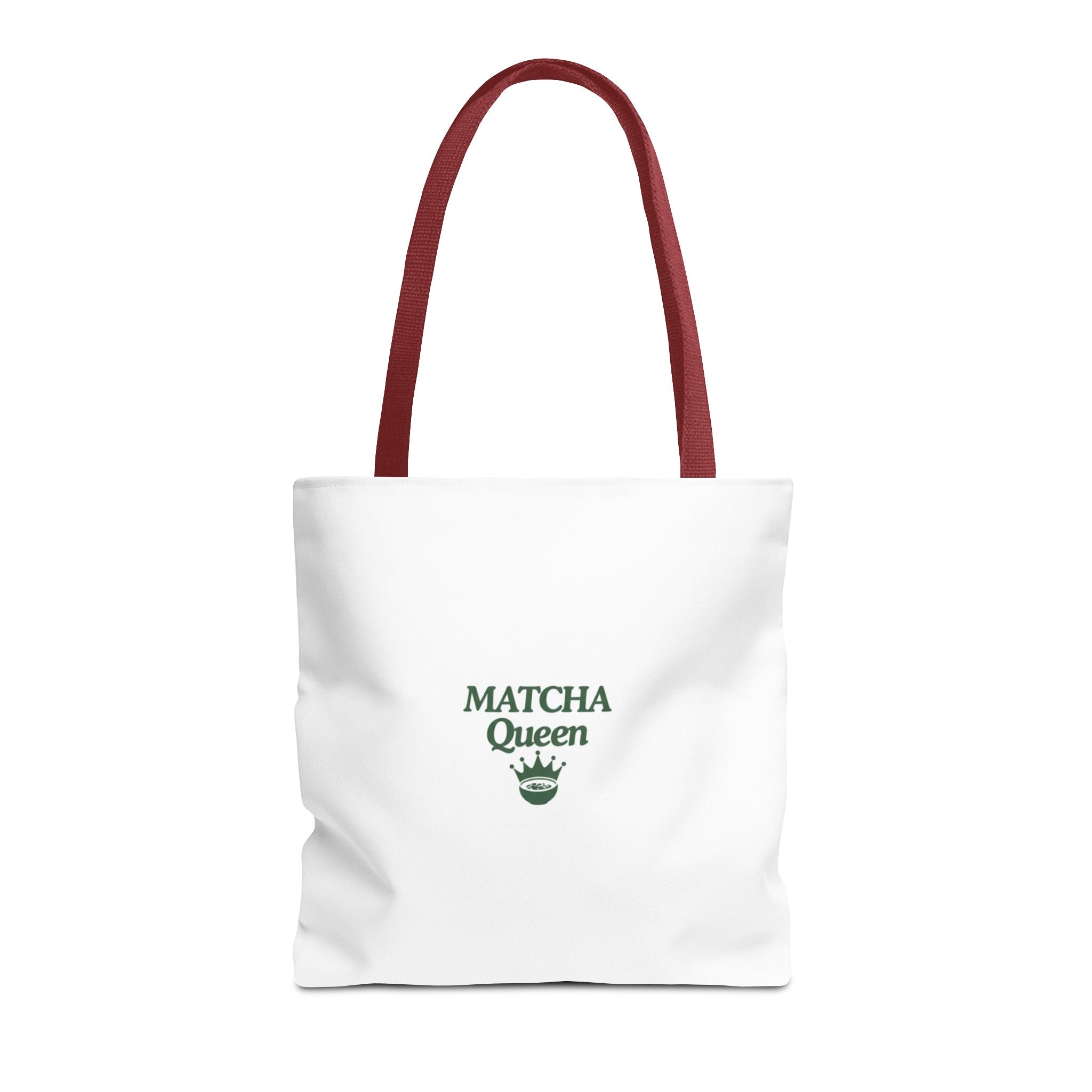 'Matcha Queen' Green Tea Lover Canvas Tote