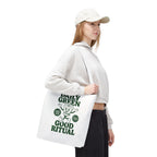 "Daily Green Good Ritual" Eco-Friendly Grocery Tote