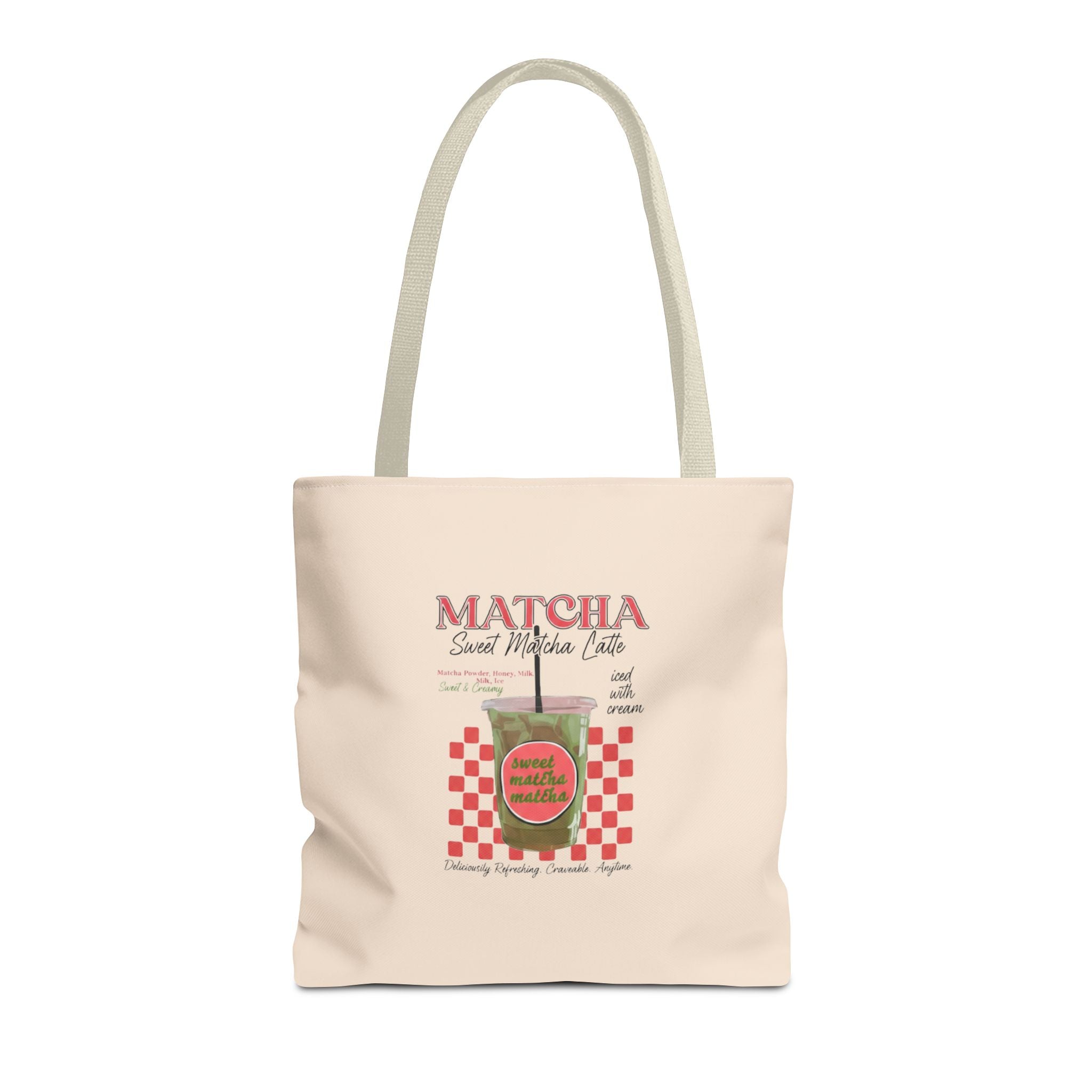 Retro 'Matcha Sweet Matcha Life' Reusable Grocery & Coffee Bag